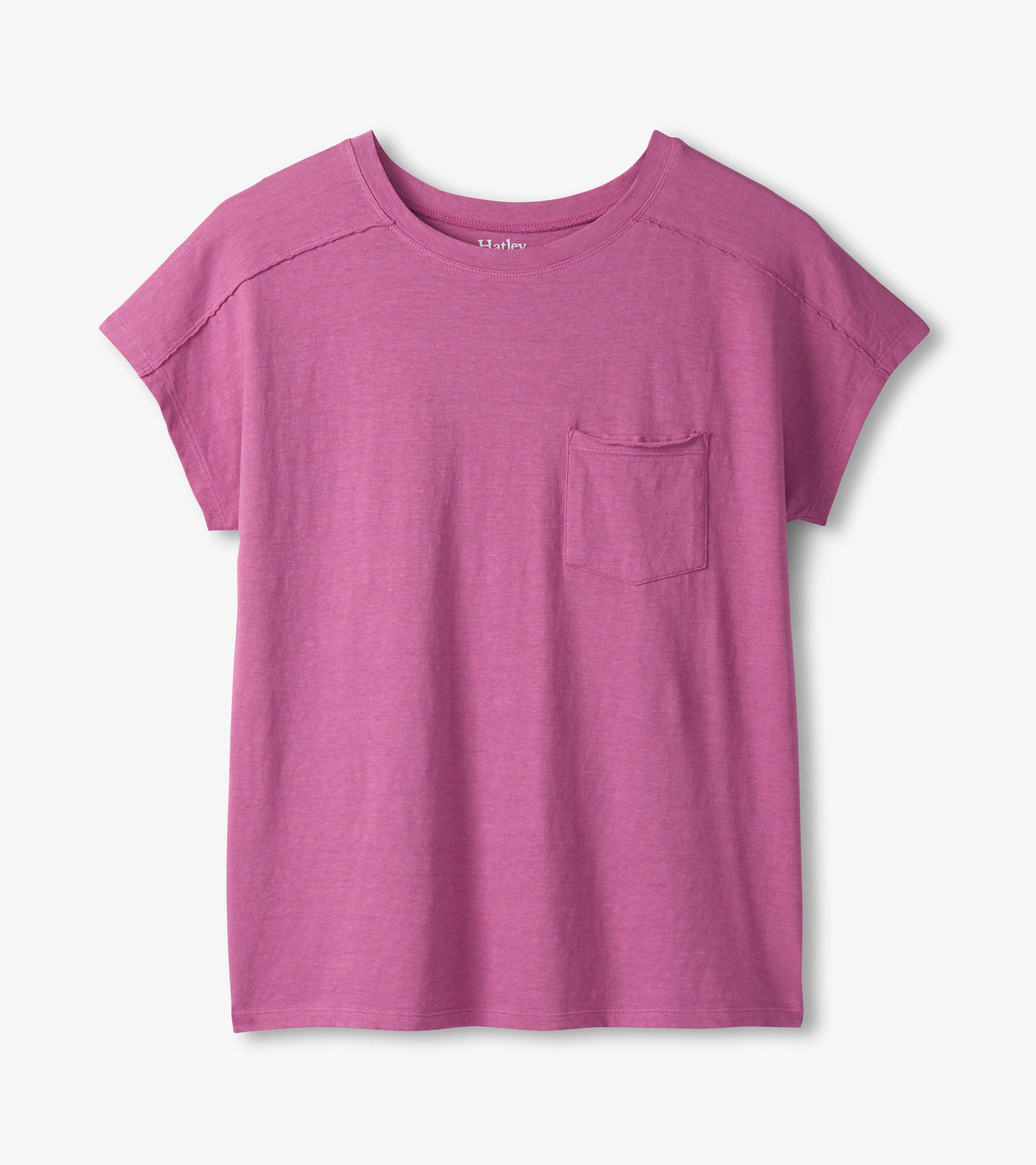 Slouchy Pocket Tee - Orchid - Hatley Women