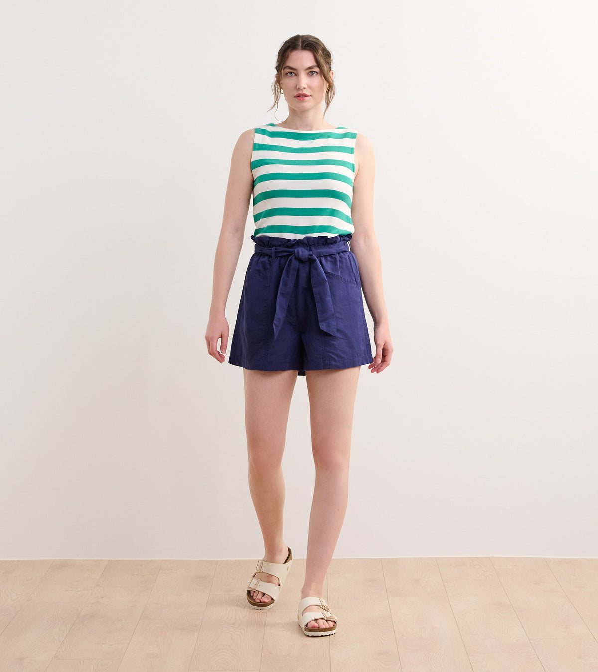 Everyday Tank - Sea Green Stripes - Hatley Women