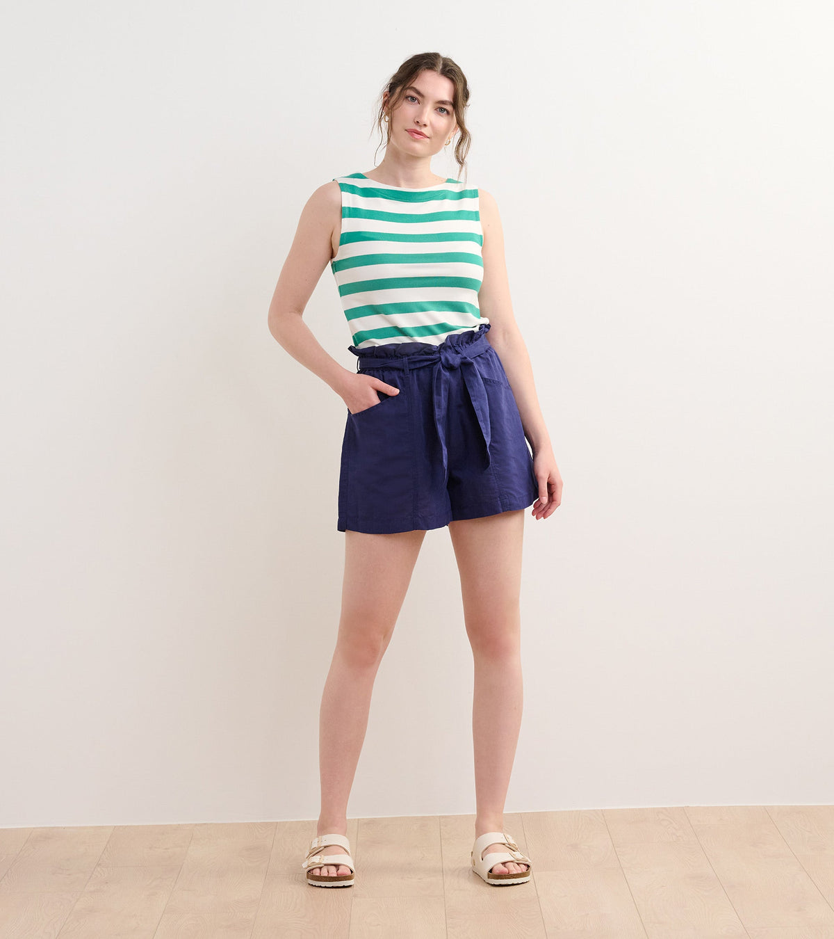 Everyday Tank - Sea Green Stripes - Hatley Women