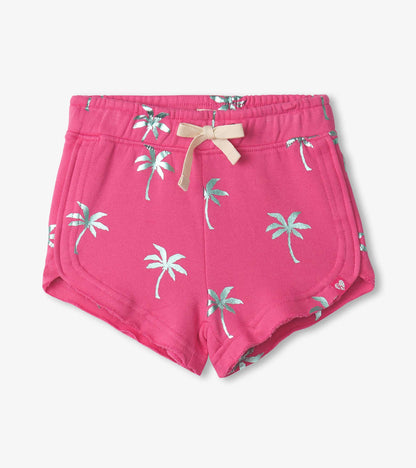 Girls Palm Trees Pull On Shorts - Hatley Girls