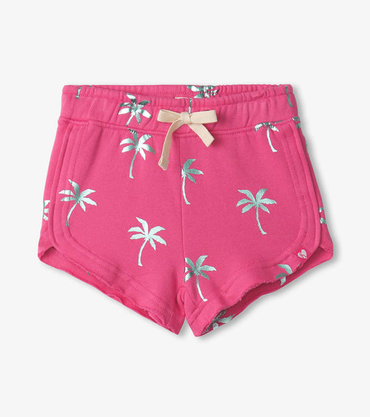Girls Palm Trees Pull On Shorts - Hatley Girls