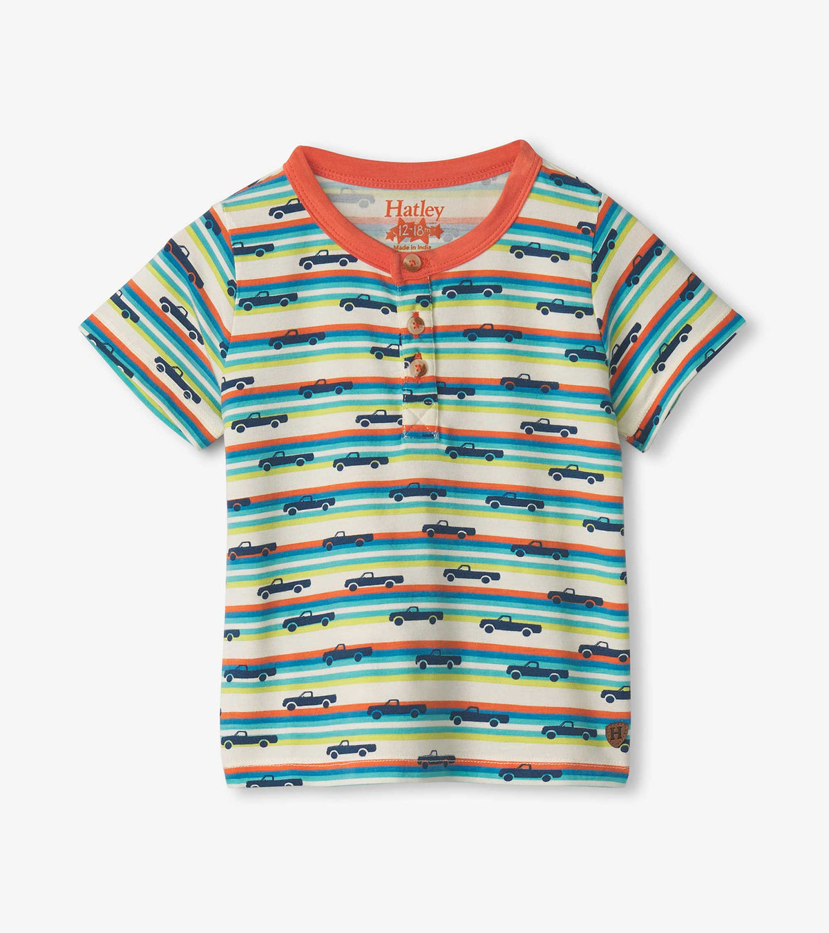 Baby & Toddler Boys Pick Up Truck Bamboo Henley - Hatley Baby & Toddler
