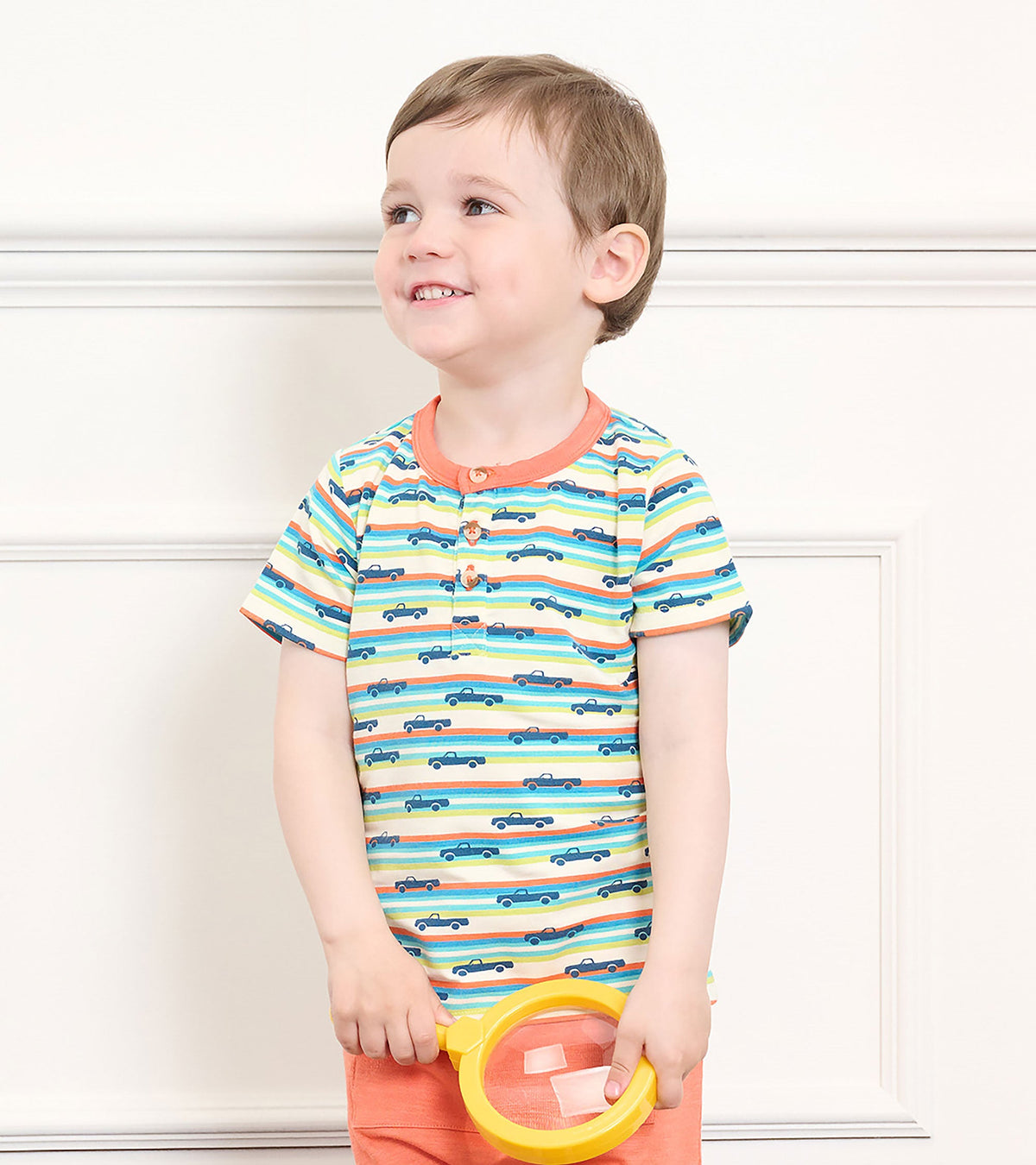 Baby & Toddler Boys Pick Up Truck Bamboo Henley - Hatley Baby & Toddler