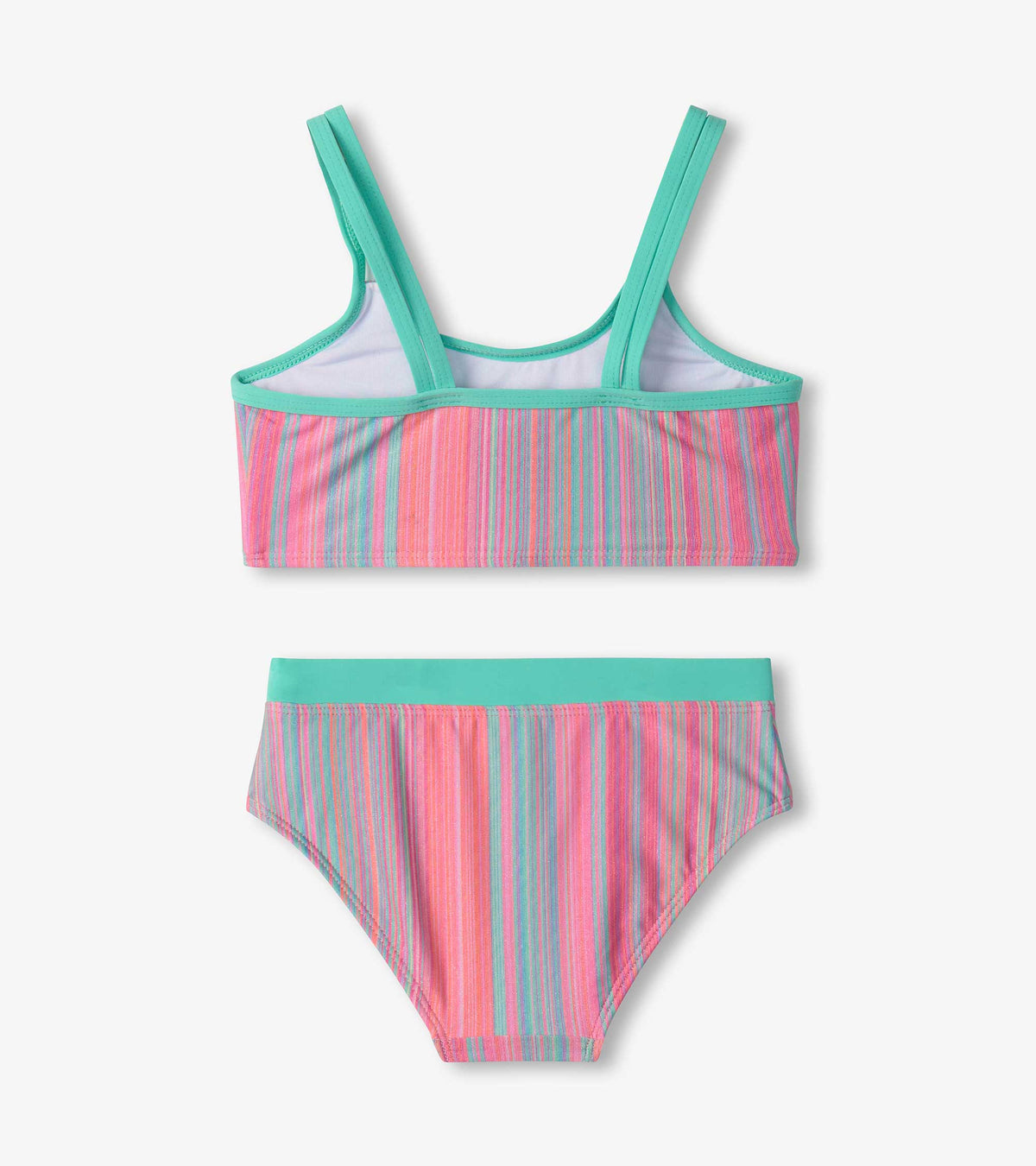 Girls Shimmer Stripe Bikini Set - Hatley Girls