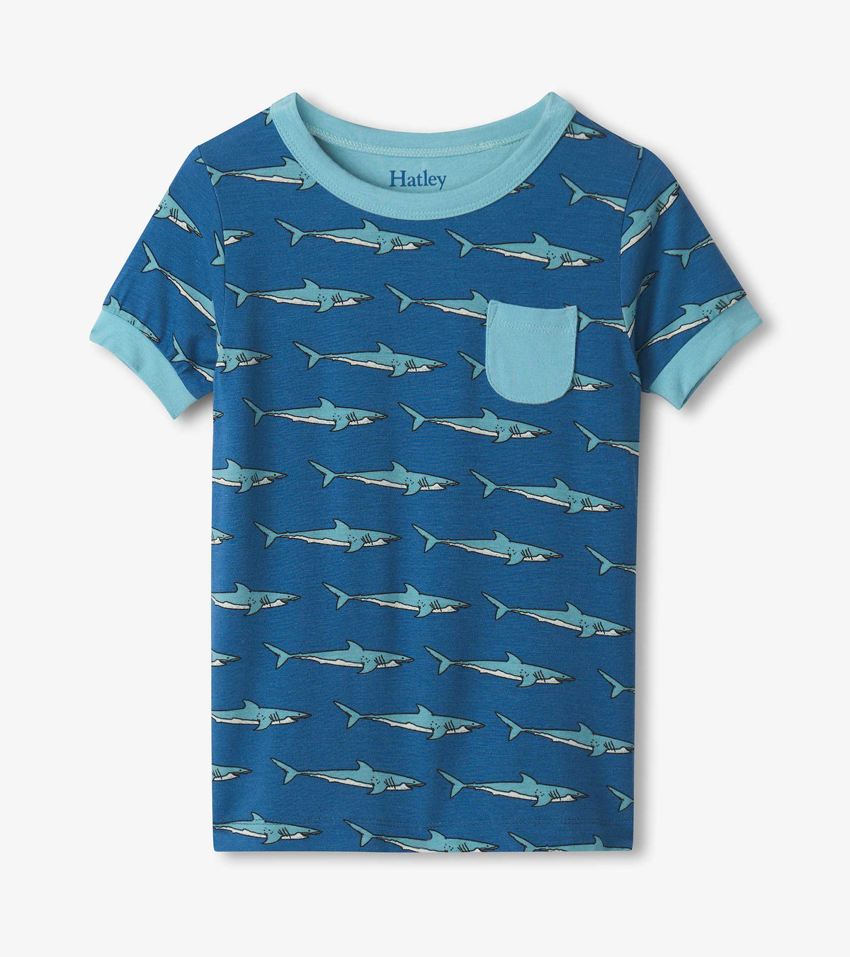 Boys Shark Tank Bamboo Short Pajama Set - Hatley Boys