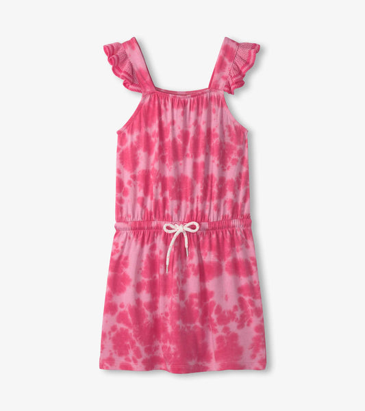 Girls Tie Dye Crush Crochet Bodice Dress - Hatley Girls