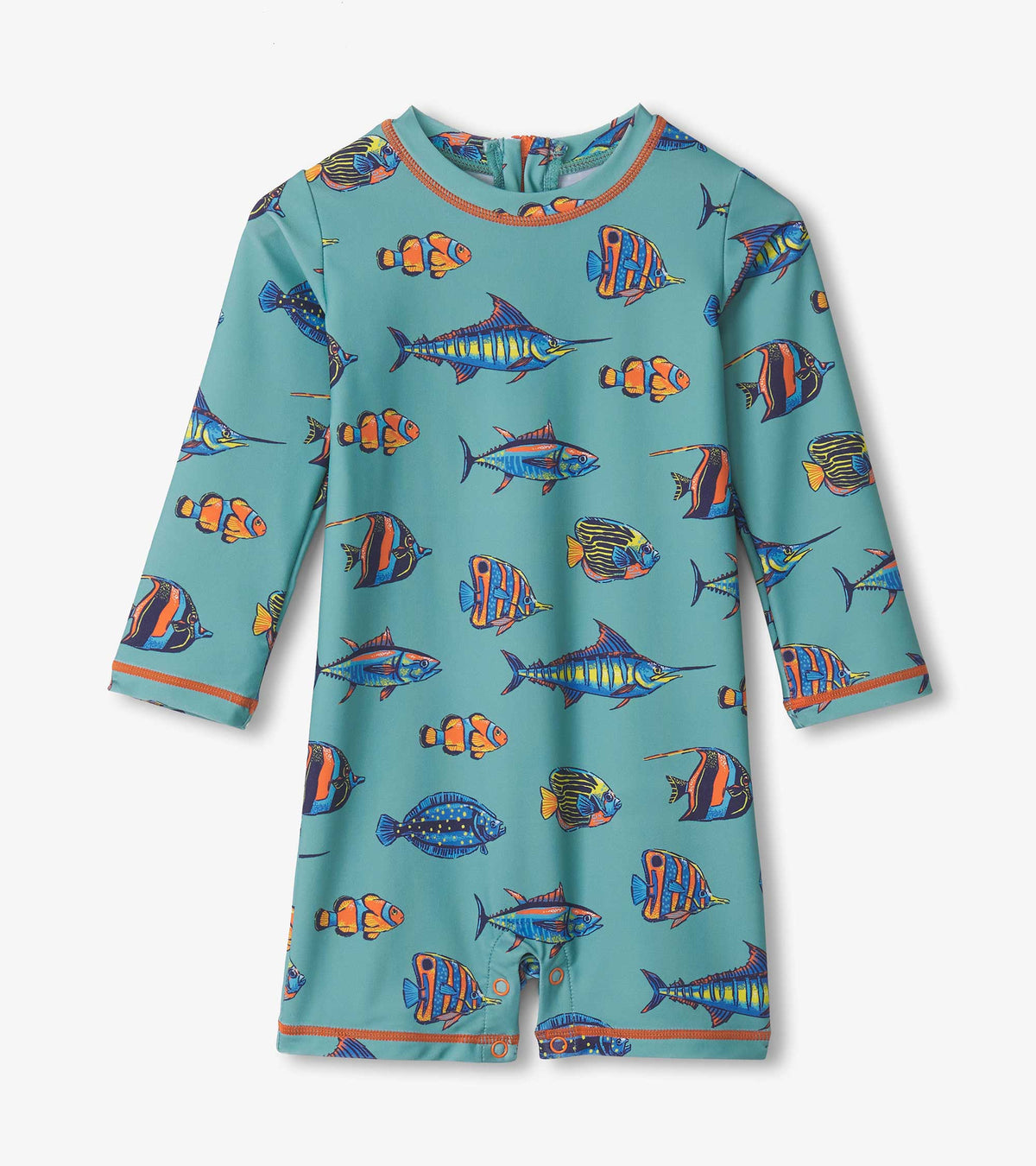 Baby Boys Tropical Fish One-Piece Rashguard - Hatley Baby & Toddler
