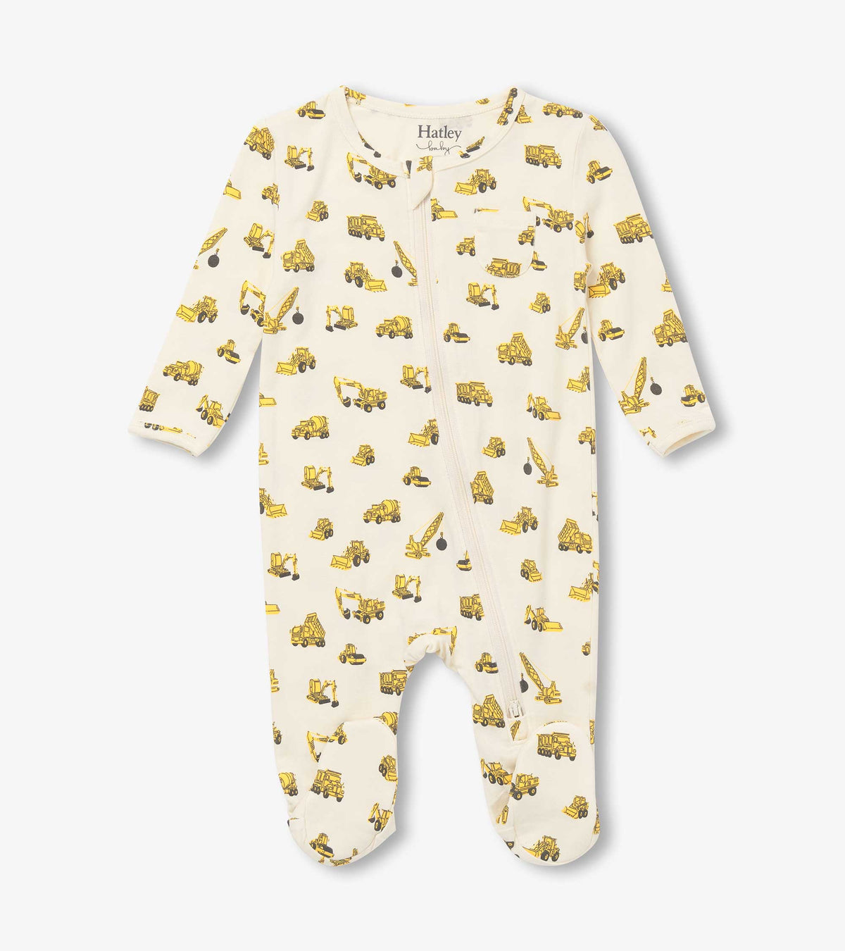 Baby Boys Under Construction Footed Sleeper - Hatley Baby & Toddler