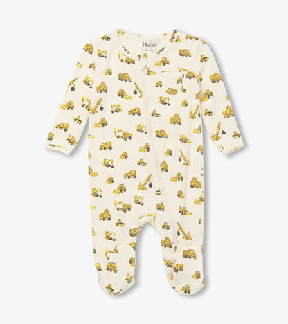 Baby Boys Under Construction Footed Sleeper - Hatley Baby & Toddler