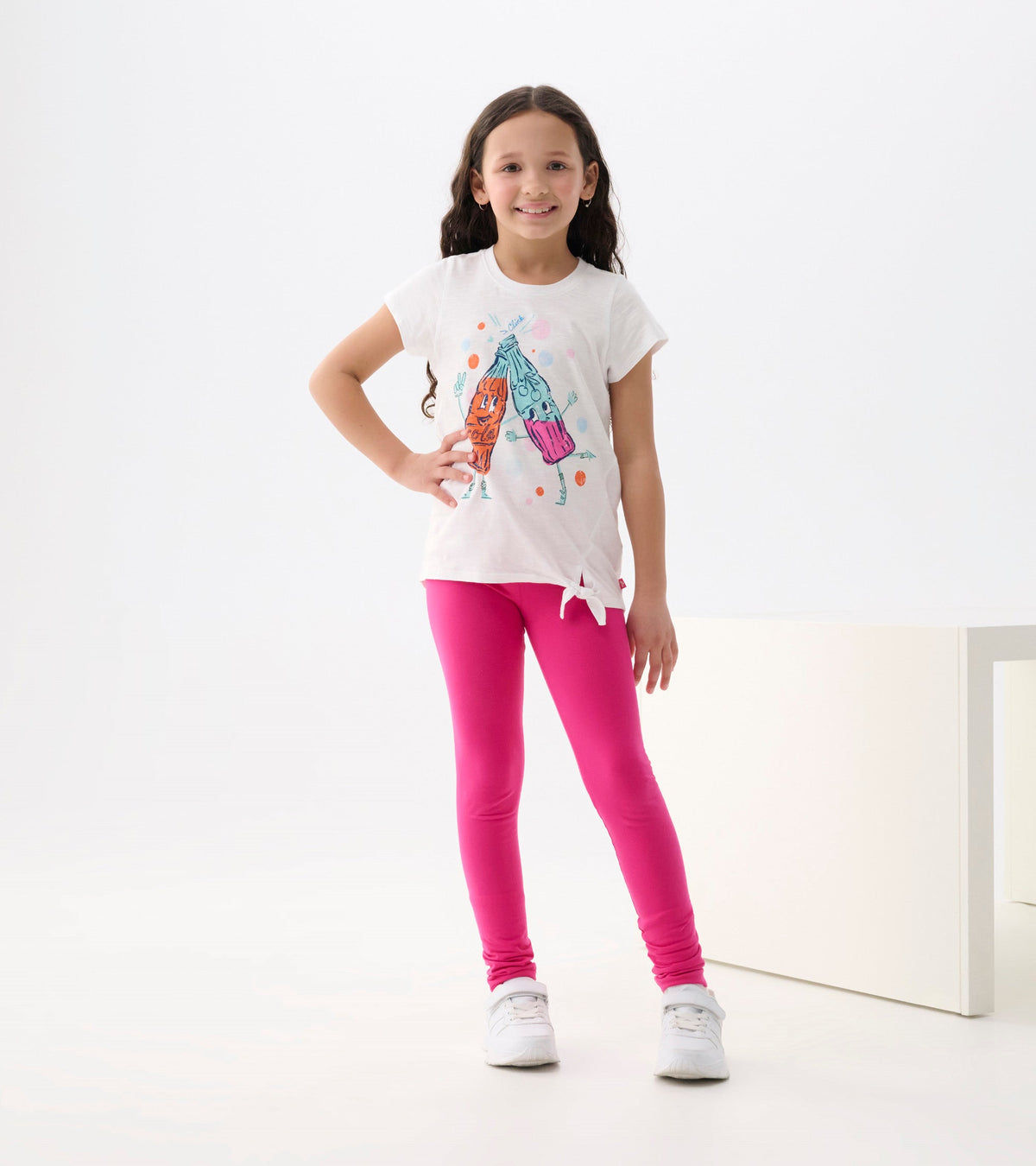 Girls Soda Pop Tie Front T-Shirt - Hatley Girls