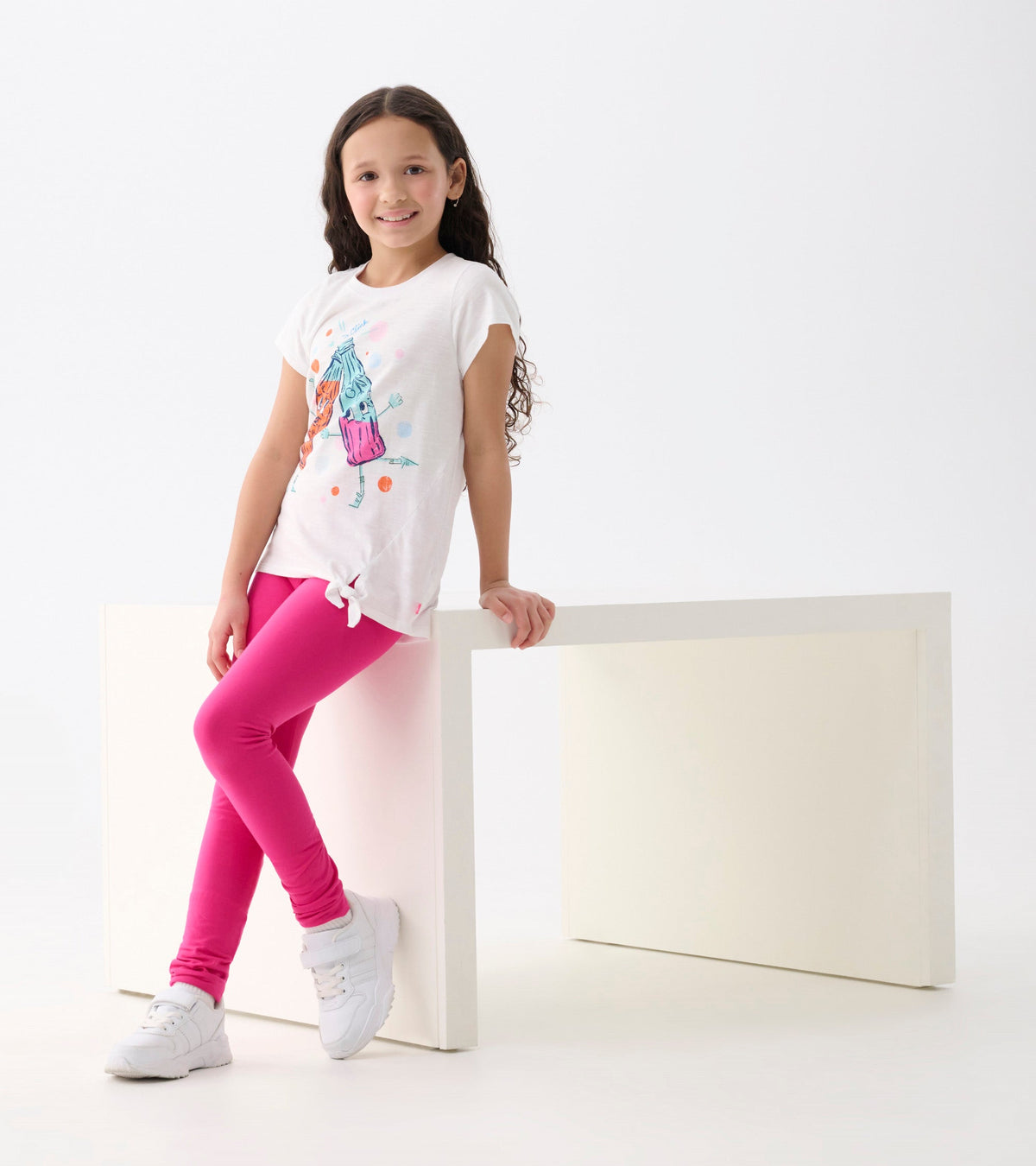 Girls Soda Pop Tie Front T-Shirt - Hatley Girls