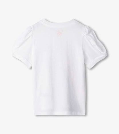 Girls Soft Horse Twisted Sleeve Tee - Hatley Girls