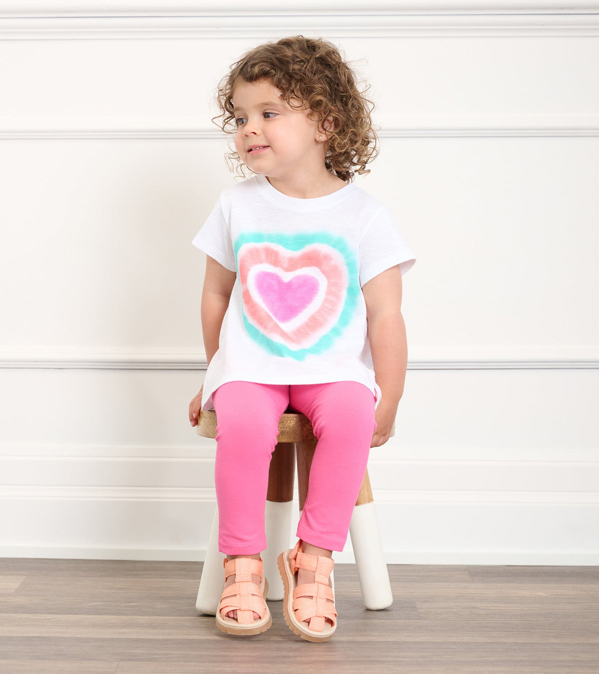 Baby & Toddler Girls Glowing Hearts Graphic Tee - Hatley Baby & Toddler