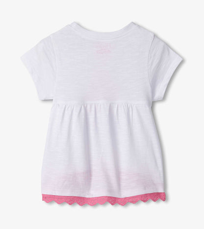 Baby & Toddler Girls Ice Cream Sundae Eyelet Trim T-Shirt - Hatley Baby & Toddler