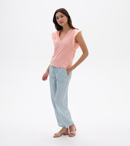 Mix Media Tank - Apricot Blush - Hatley Women
