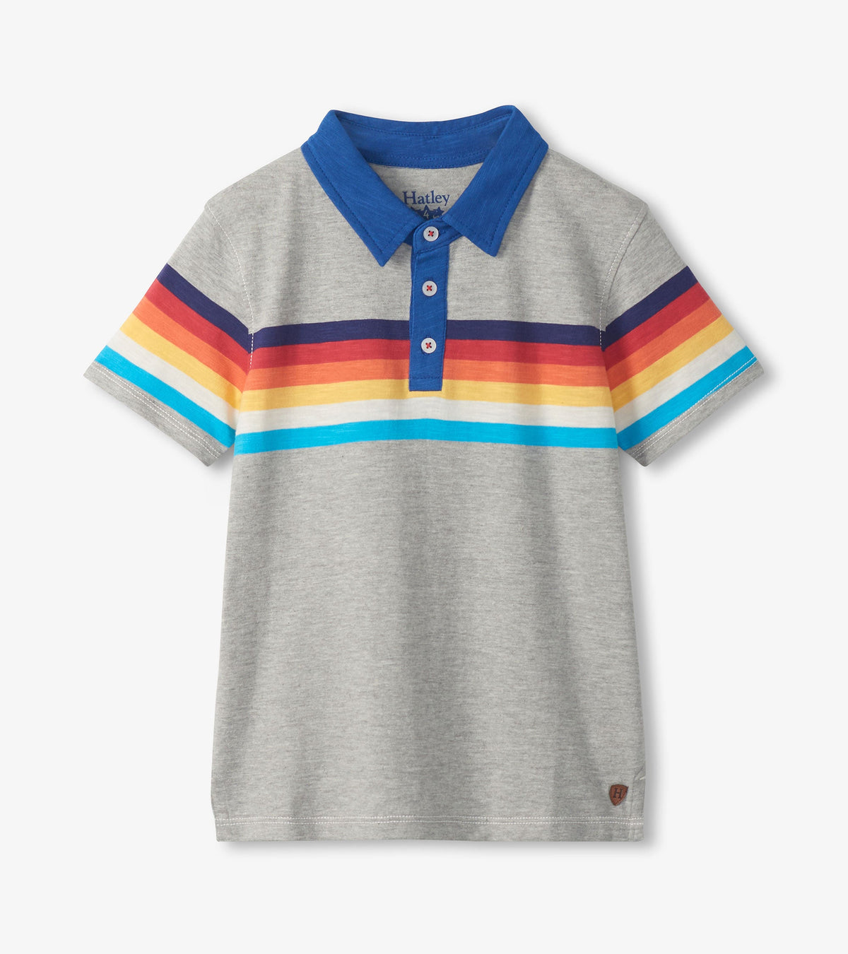 Boys 70's Stripes Polo T-Shirt - Hatley Boys