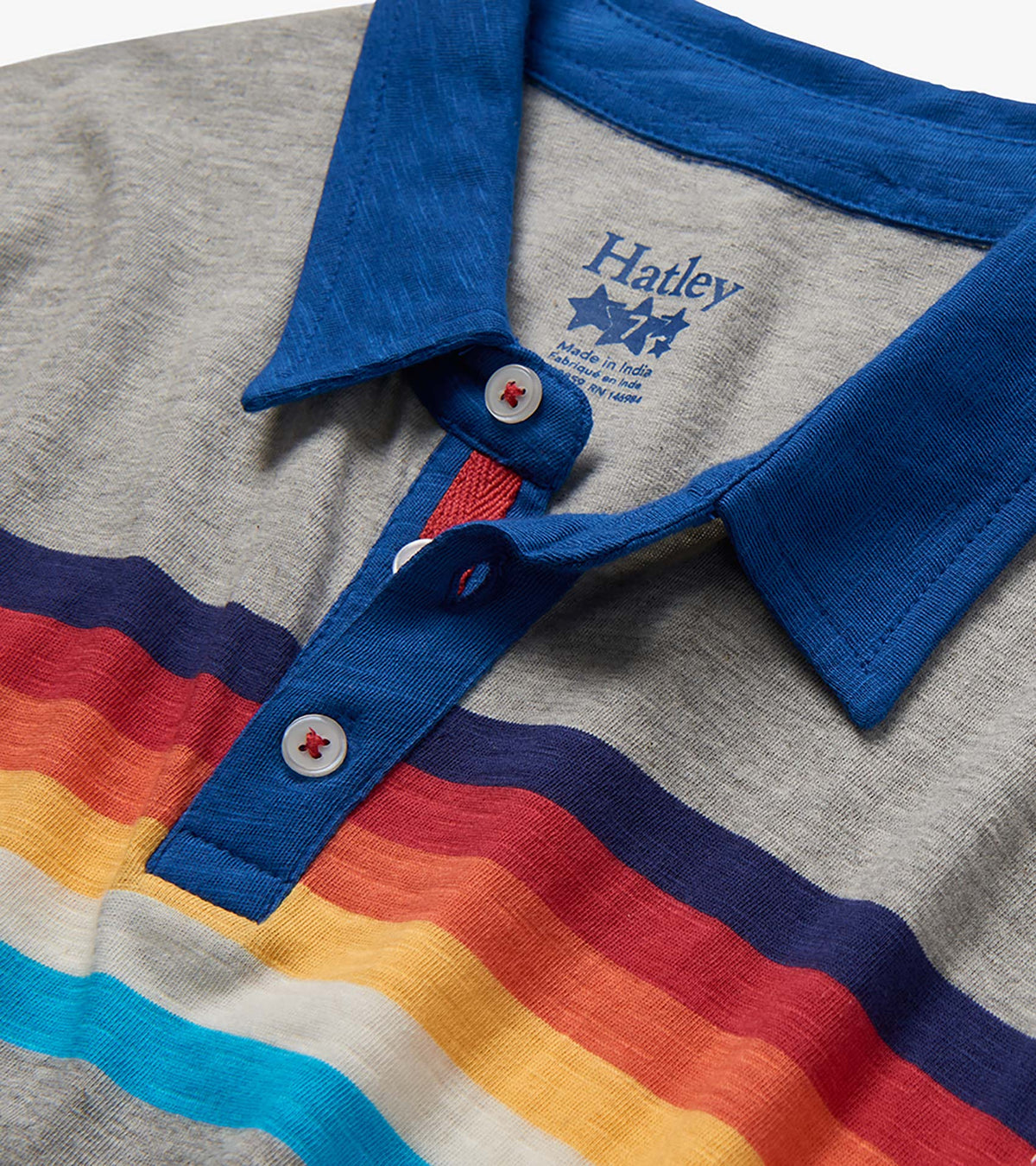 Boys 70's Stripes Polo T-Shirt - Hatley Boys