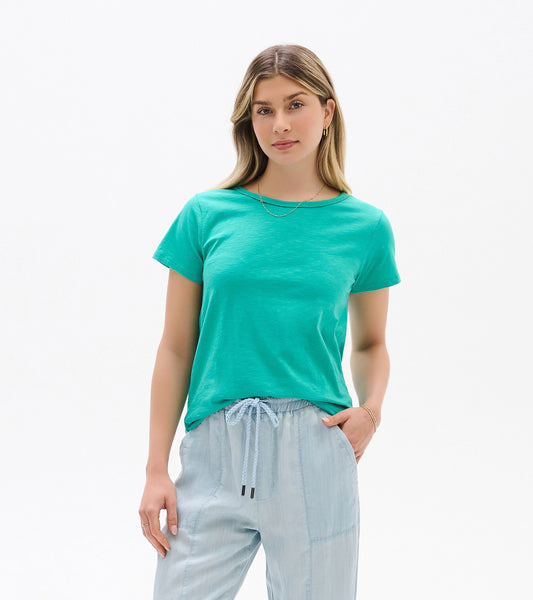 Essential Crew Neck Tee - Arcadia - Hatley Women