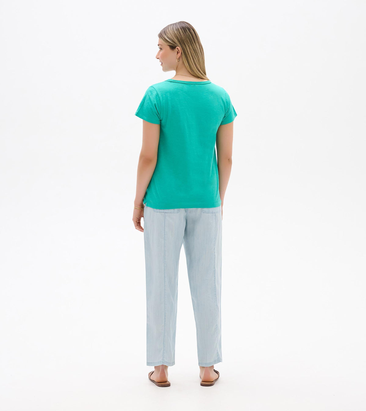 Essential Crew Neck Tee - Arcadia - Hatley Women