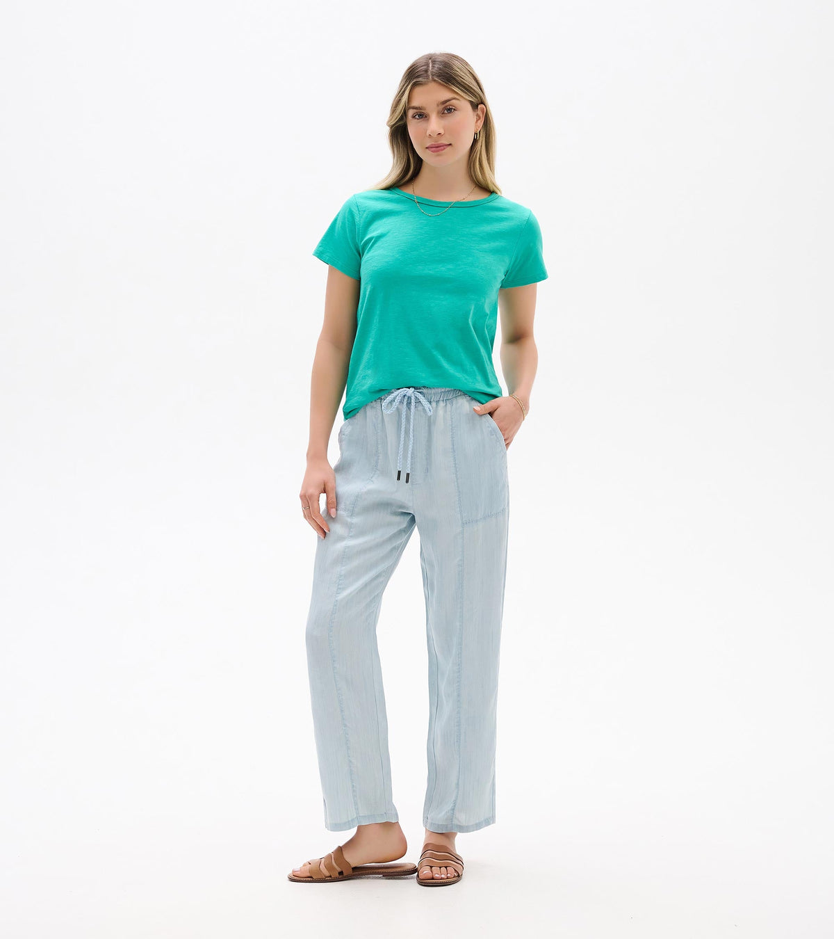 Essential Crew Neck Tee - Arcadia - Hatley Women