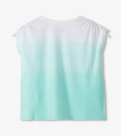 Girls Mermaid Tail Cinched Shoulder Top - Hatley Girls