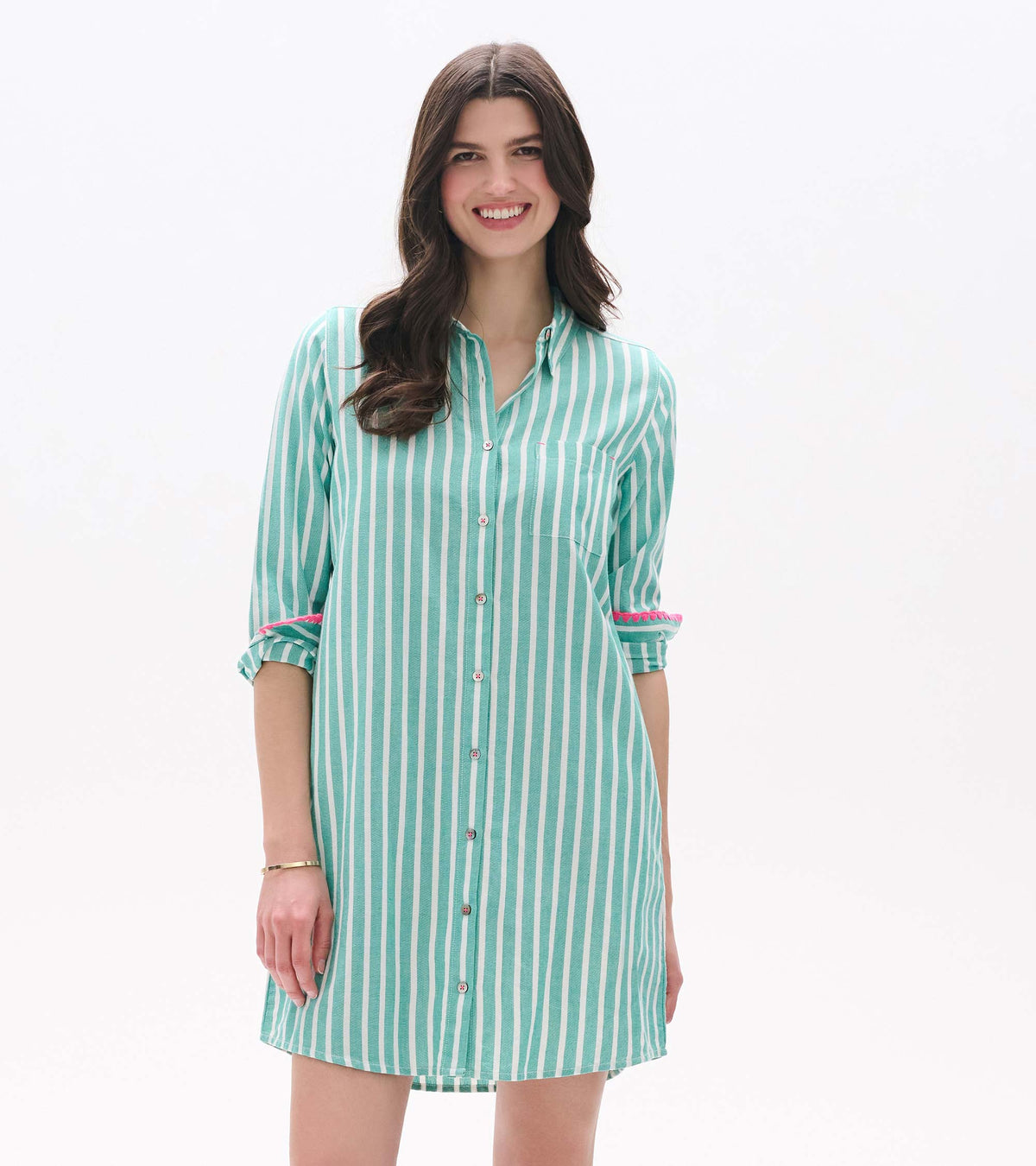 Julia Shirt Dress - Arcadia Stripes - Hatley Women
