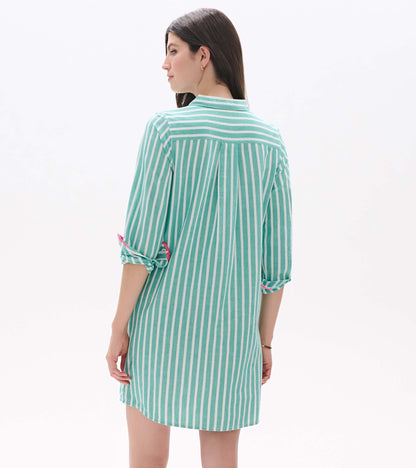 Julia Shirt Dress - Arcadia Stripes - Hatley Women