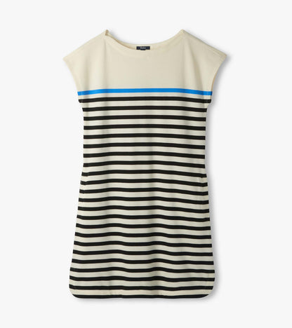 Capri Dress - Black Stripes - Hatley Women