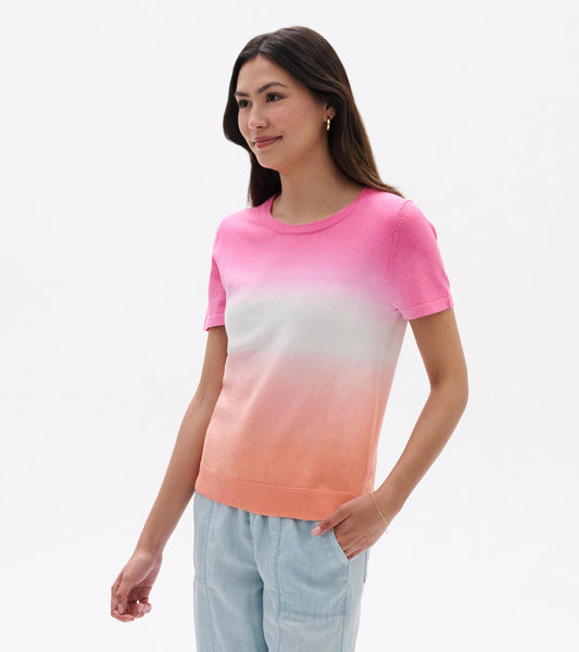 Simone Knit Tee - Beachy Dip Dye - Hatley Women