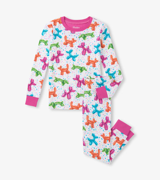 Girls Balloon Pets Cotton Pajama Set - Hatley Girls