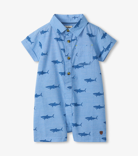 Baby Boys Baby Shark Romper - Hatley Baby & Toddler