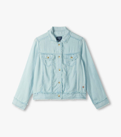 Tencel Jacket - Soft Blue Wash - Hatley Women