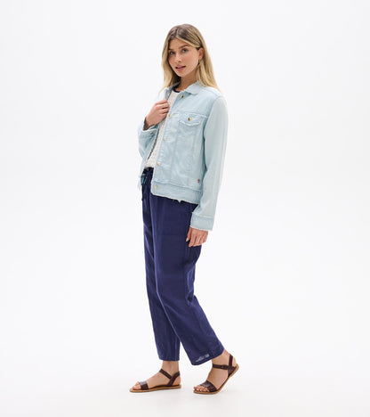 Tencel Jacket - Soft Blue Wash - Hatley Women