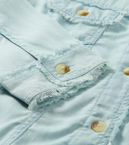 Tencel Jacket - Soft Blue Wash - Hatley Women