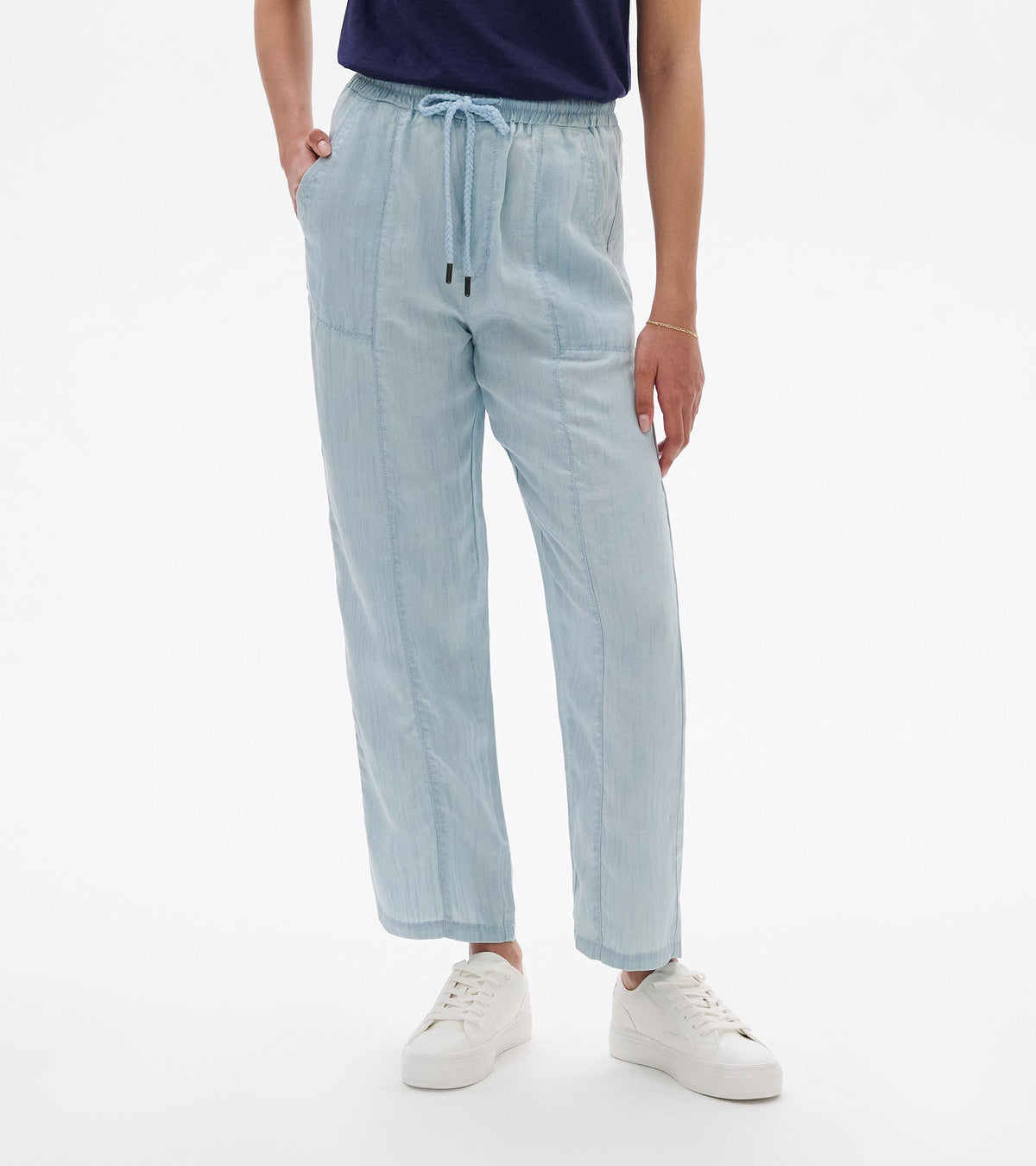 Straight Leg Pant - Soft Blue Wash - Hatley Women