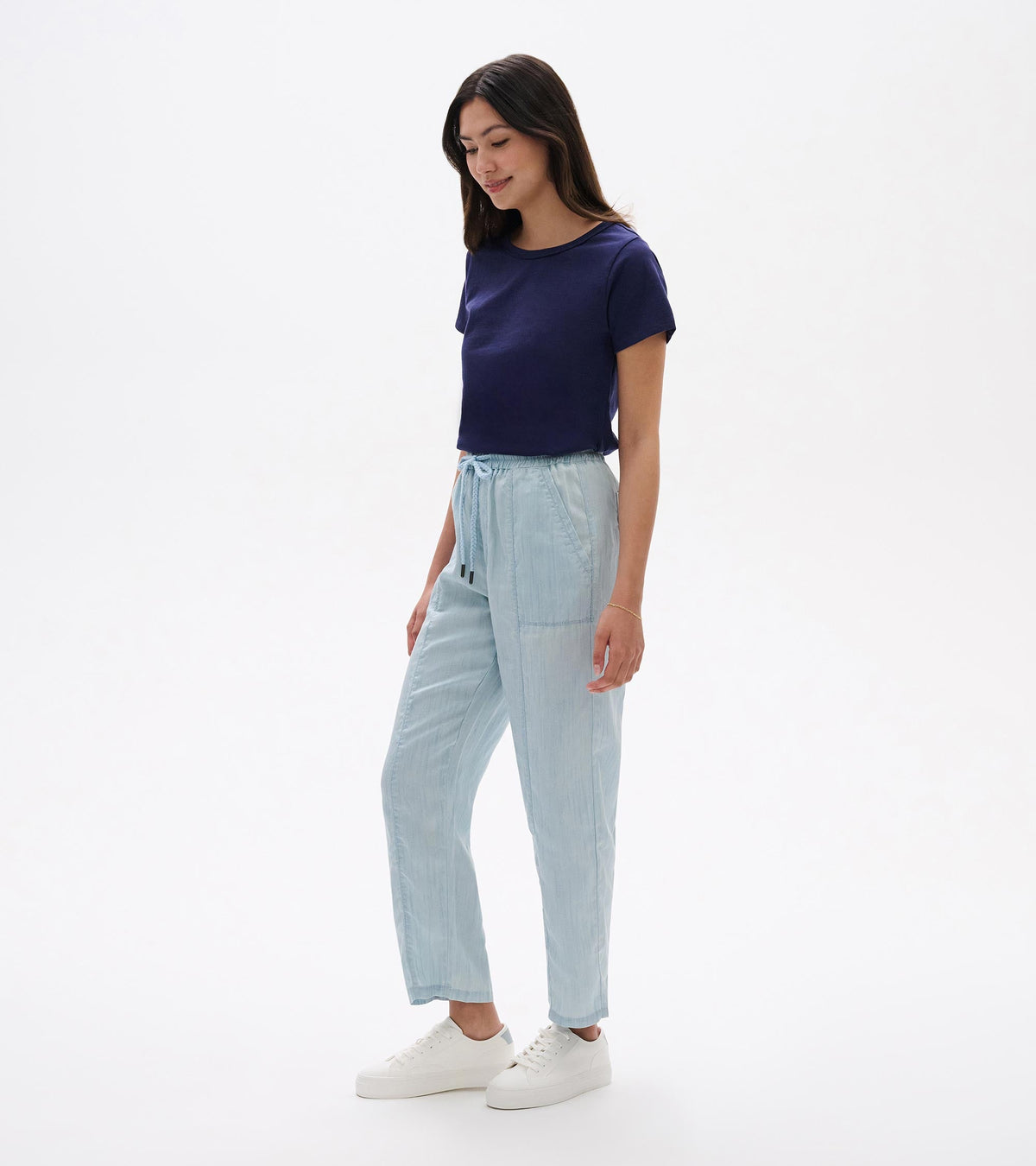 Straight Leg Pant - Soft Blue Wash - Hatley Women