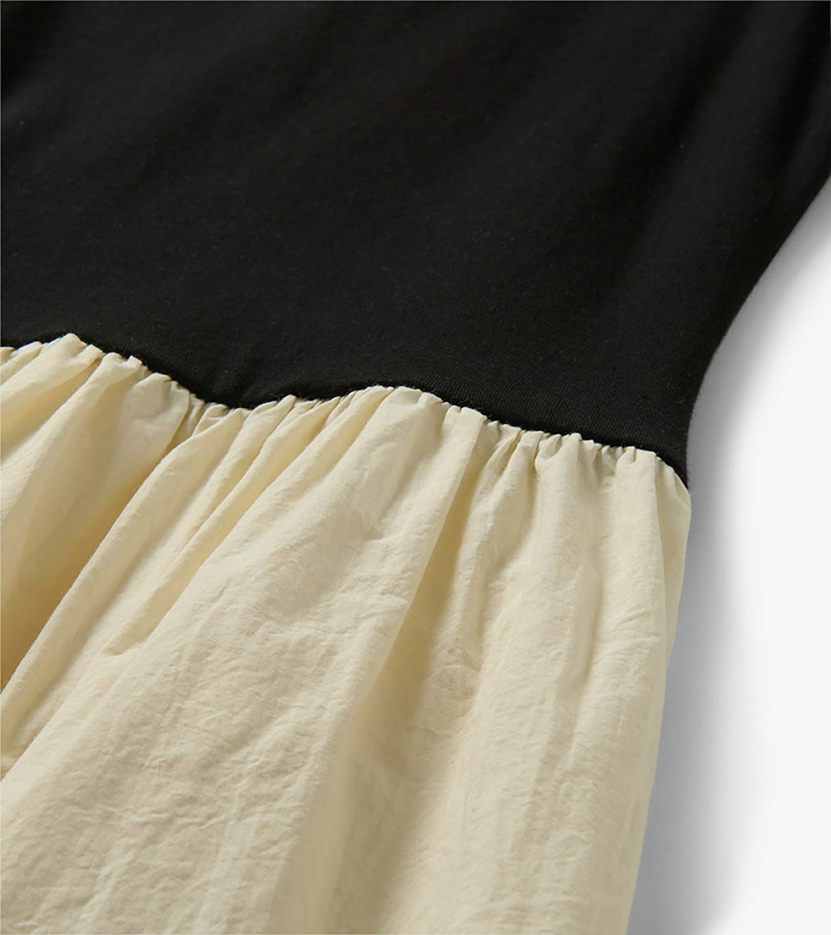 Mix Media Midi Dress - Whisper White and Black - Hatley Women