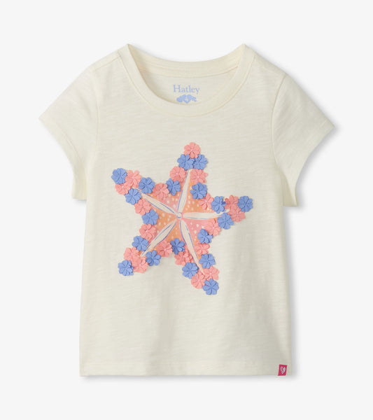 Girls Starfish Graphic Tee - Hatley Girls