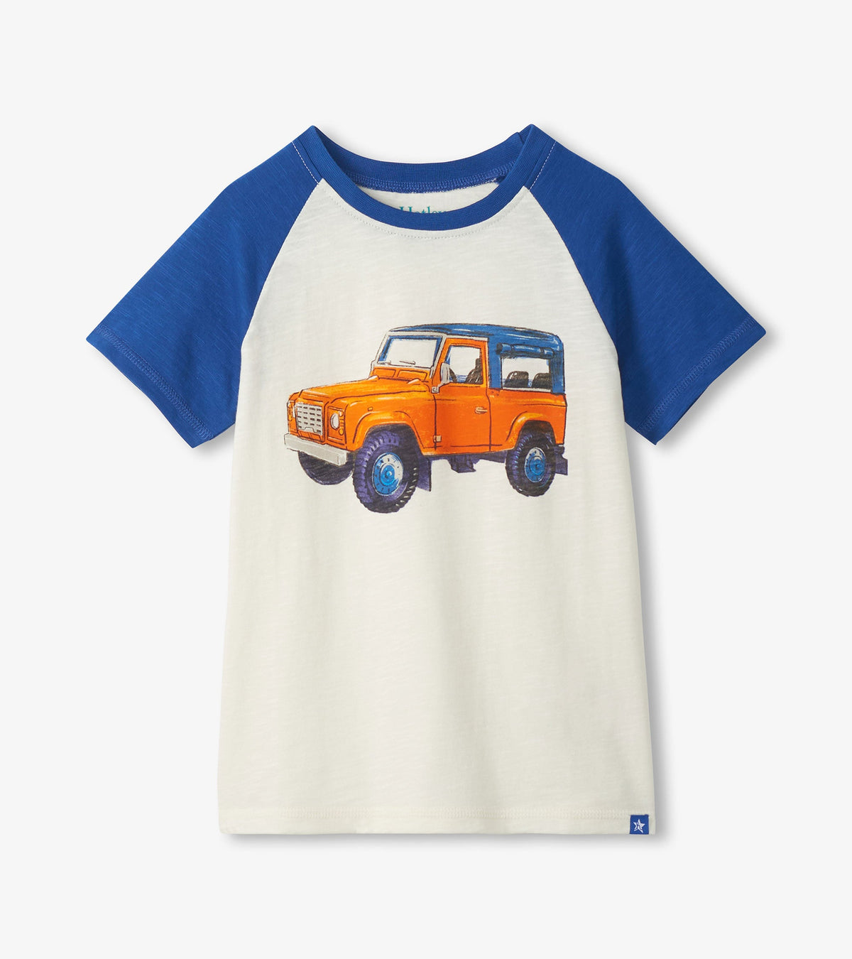 Boys Off Road Raglan Cotton T-Shirt - Hatley Boys