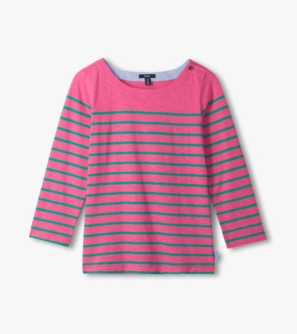 Button Breton - Watermelon Stripes - Hatley Women