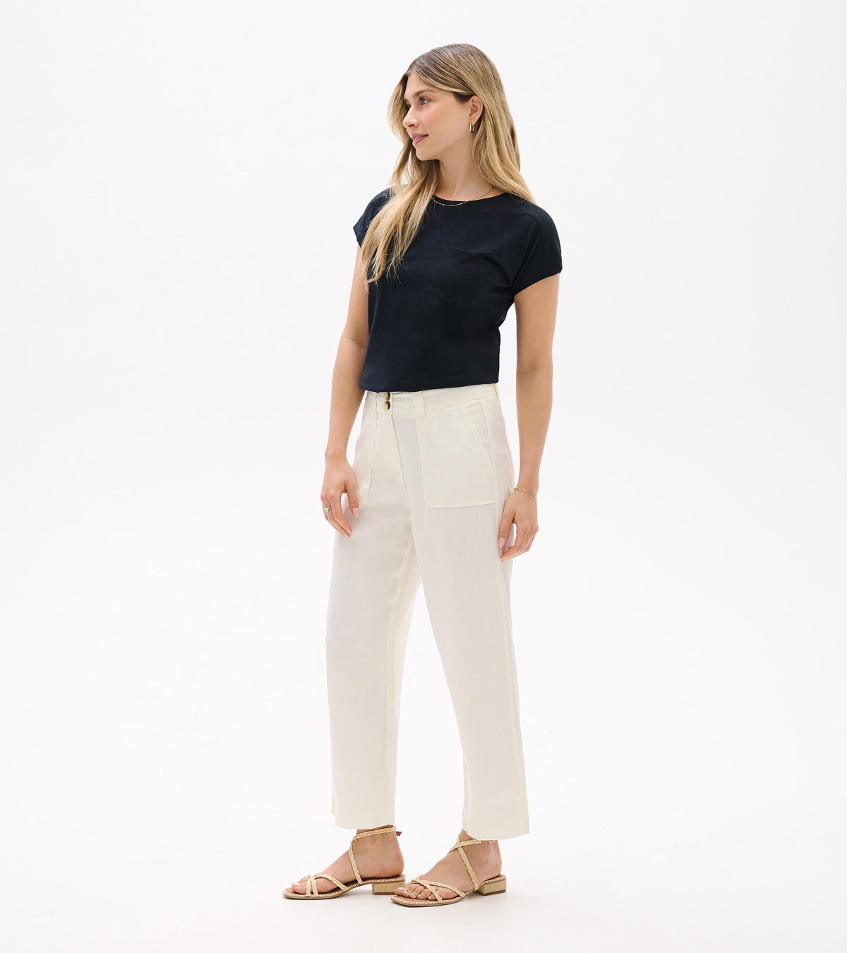 Ella Relaxed Tee - Black - Hatley Women