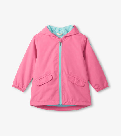 Girls Color Reveal Butterflies Microfiber Rain Jacket - Hatley Girls