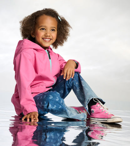 Girls Color Reveal Butterflies Microfiber Rain Jacket - Hatley Girls