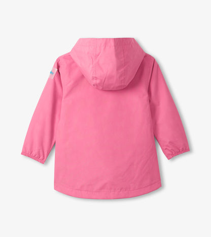 Girls Color Reveal Butterflies Microfiber Rain Jacket - Hatley Girls