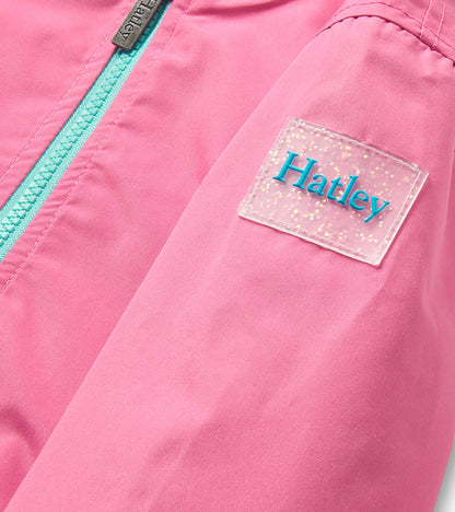 Girls Color Reveal Butterflies Microfiber Rain Jacket - Hatley Girls
