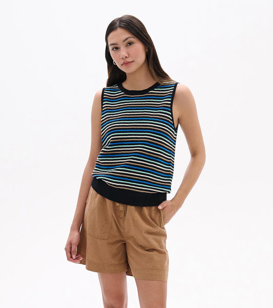 Kate Sleeveless Tank - Desert Stripes - Hatley Women