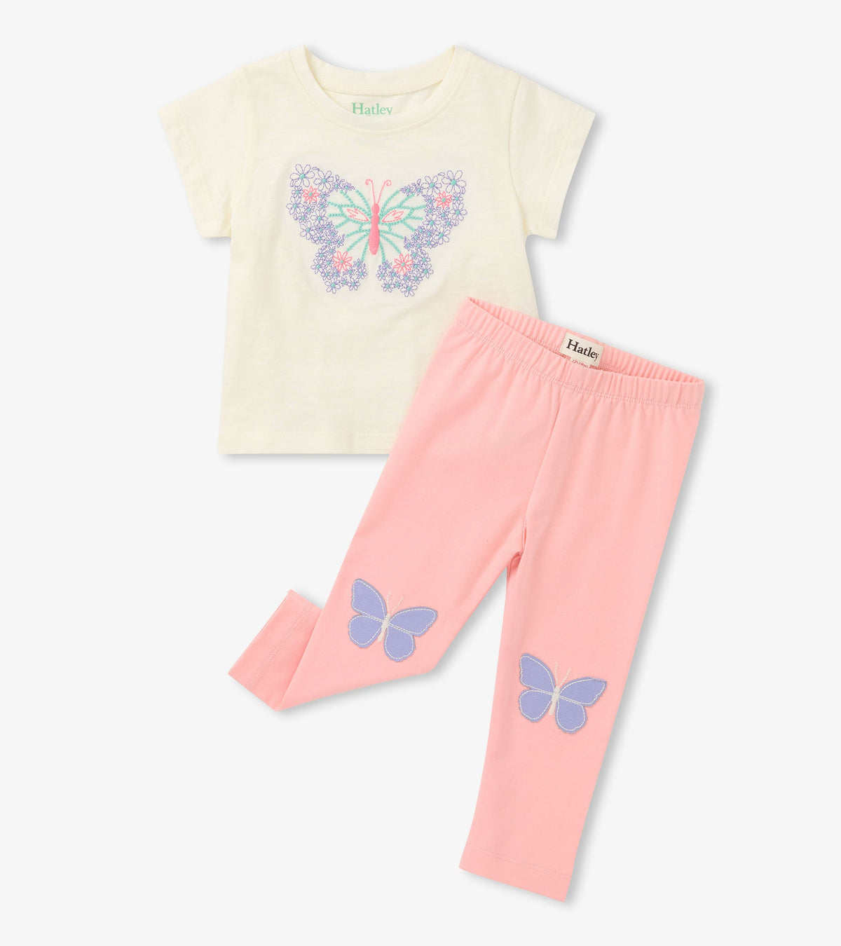 Baby & Toddler Girls Butterfly T-Shirt & Legging Set - Hatley Baby & Toddler