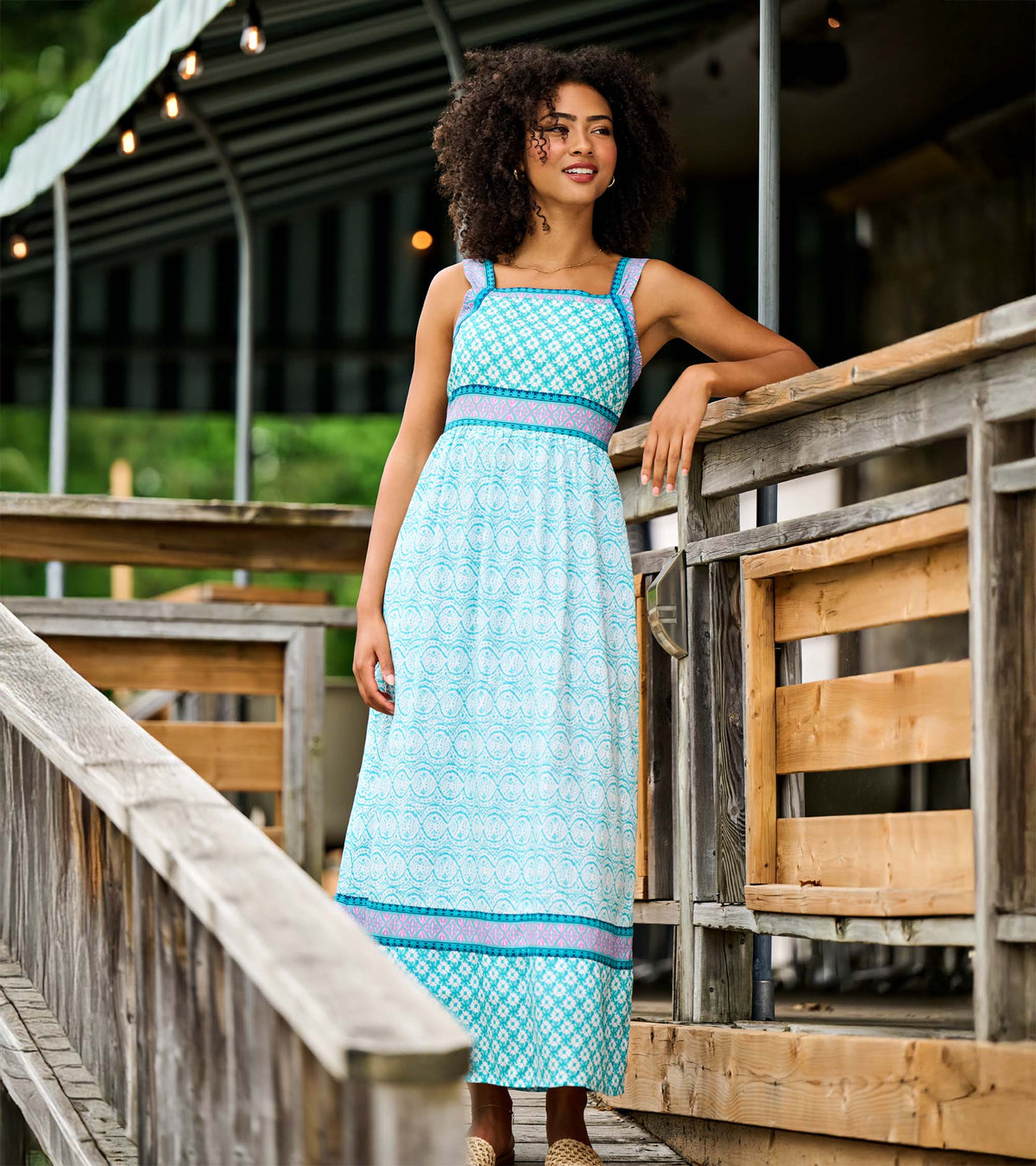 Olivia Sundress - Lattice Flower - Hatley Women