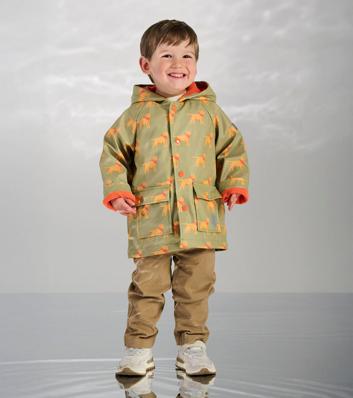 Baby & Toddler Boys Camping Puppy Button-Up Rain Jacket - Hatley Baby & Toddler