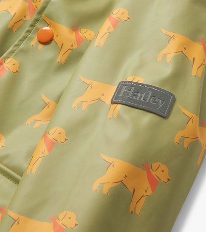 Baby & Toddler Boys Camping Puppy Button-Up Rain Jacket - Hatley Baby & Toddler